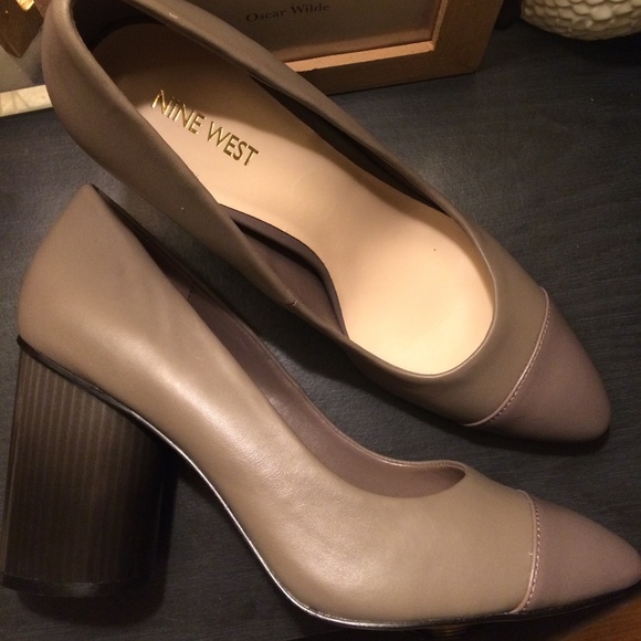 nine west shoes block heel